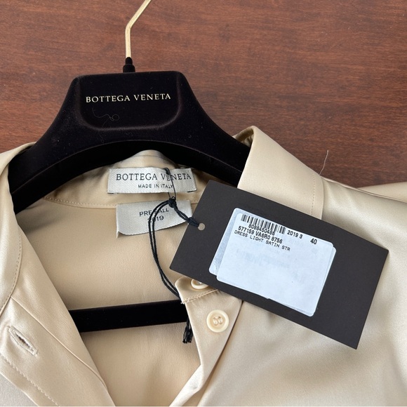 Bottega Veneta Silk Women's Long Sleeve Dress, Size 40, New with Tag. - Picture 6 of 16